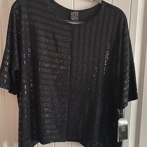 Clara Sun Woo Black Blouse  - SML